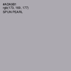#ADA9B1 - Spun Pearl Color Image